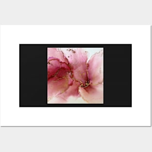 Abstract Creamy Peach Orchid Posters and Art